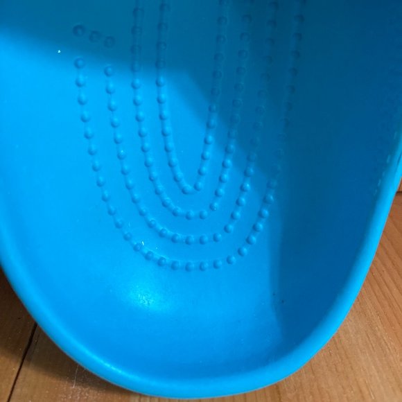 NEW! Crocs CLASSIC Men Size 17 Retired Digital Aqua Color Clogs Shoes Sneakers - Picture 9 of 11